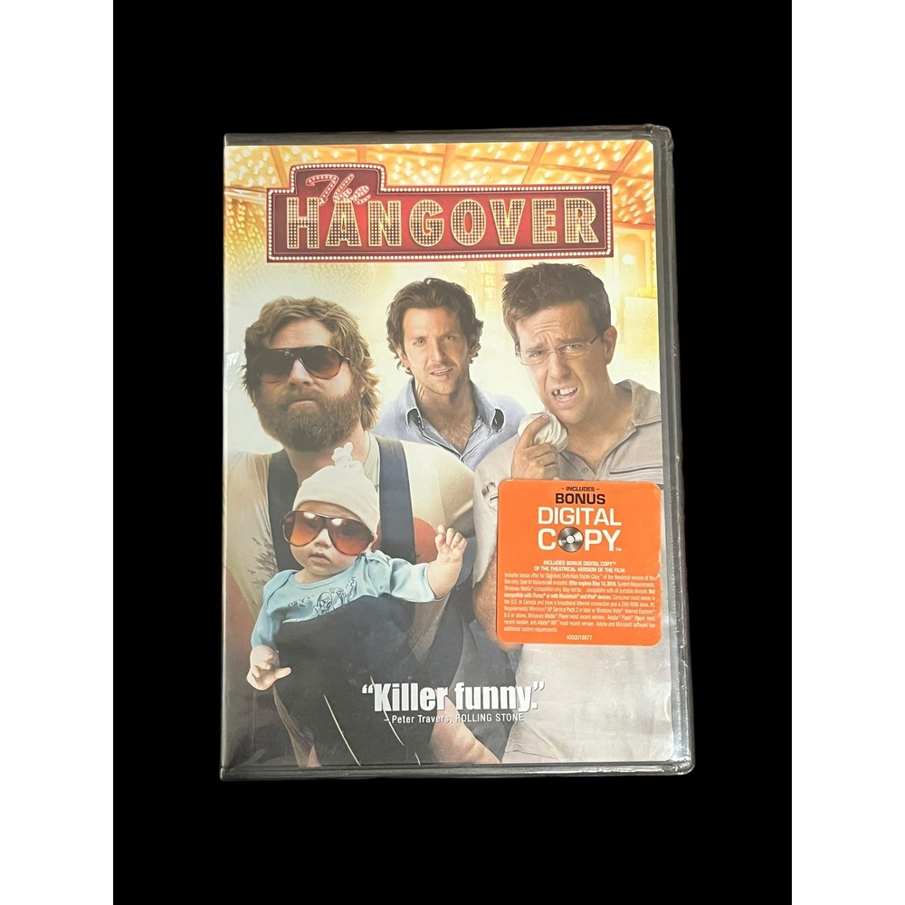 The Hangover DVD 2009 Widescreen New Sealed Bradley Cooper Zach Galifianakis